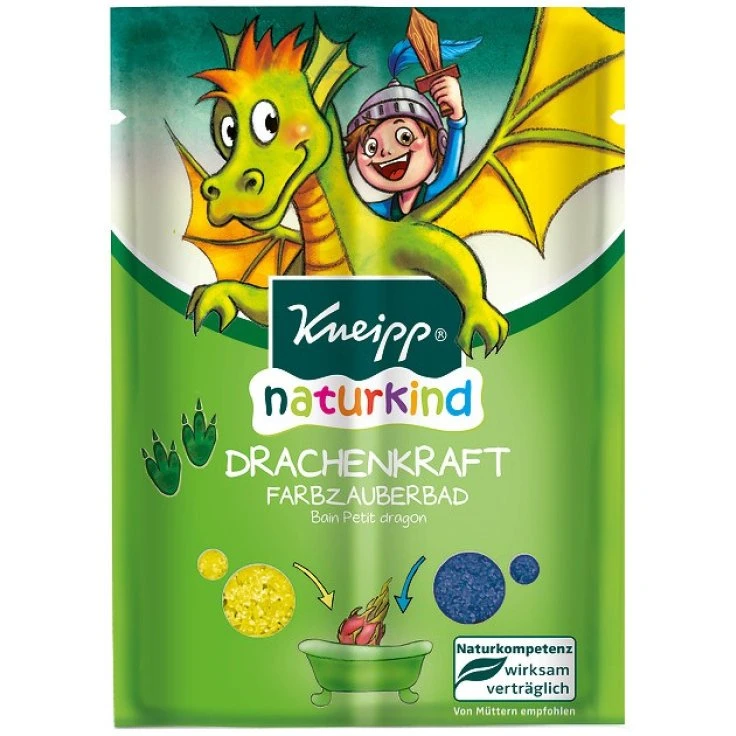 Kneipp® naturkind Dragon Power Magia kolorów kąpiel - 2 x 20 g - saszetka