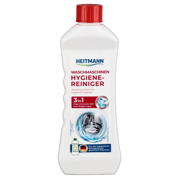 HEITMANN Środek czyszczący do higieny pralki 3w1 - 250 ml - butelka