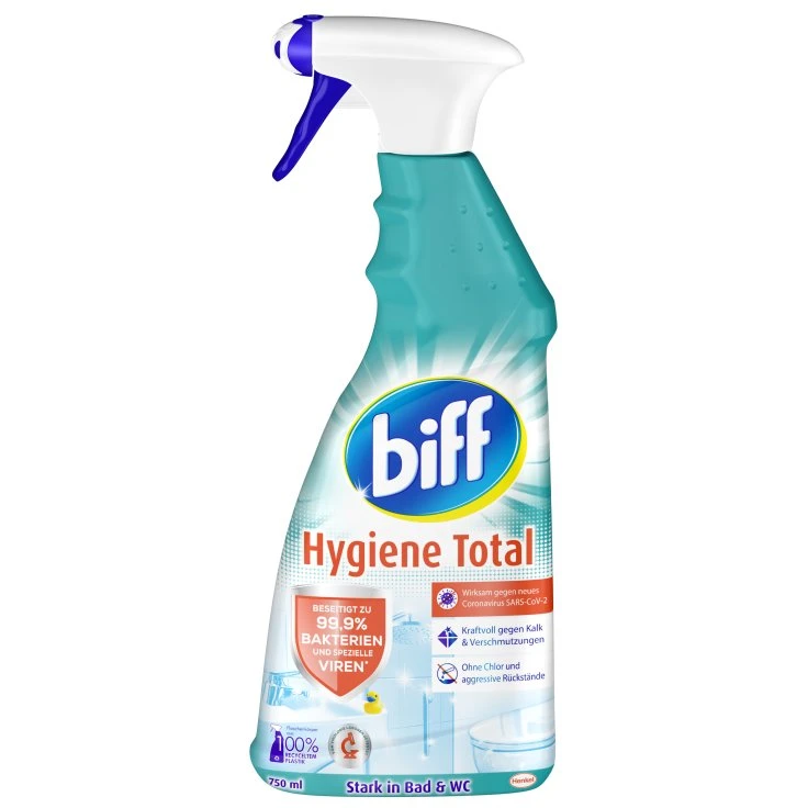 biff Hygiene Total Bathroom Cleaner - 750 ml - butelka ze spryskiwaczem