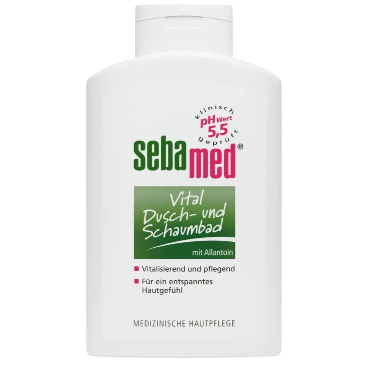 Pianka do kąpieli sebamed Vital Shower+Foam Bath - 400 ml - Butelka