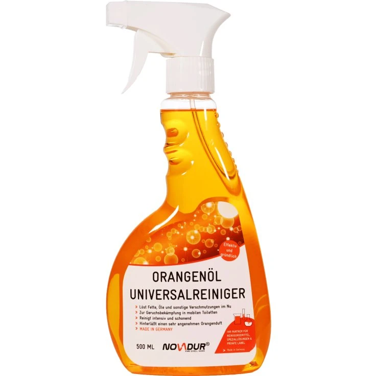 NOVADUR Olejek pomarańczowy uniwersalny środek czyszczący - 500 ml - butelka z rozpylaczem