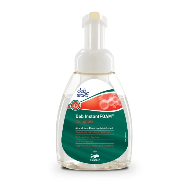 Deb InstantFOAM® Complete Hand Disinfection Foam - 250 ml - Pump Bottle