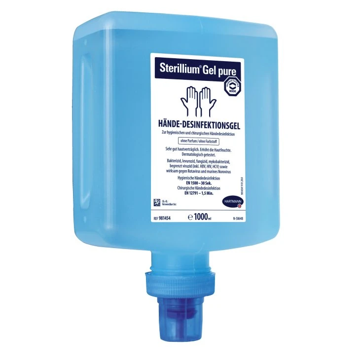 Bode Sterillium® Gel czysta dezynfekcja rąk, 85% etanol - 1000 ml - butelka z zamontowaną pompką dozującą