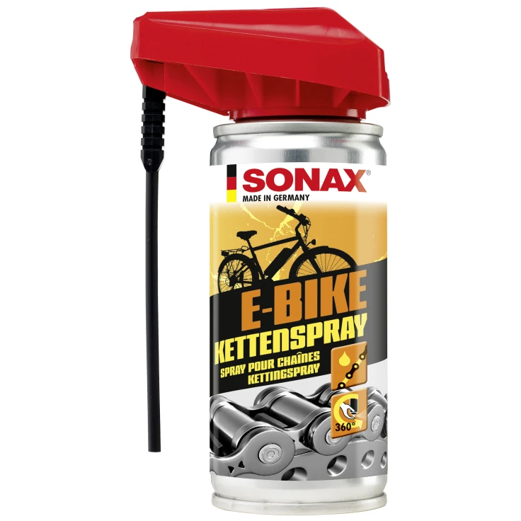 SONAX Chain spray E-BIKE, z EasySpray - 100 ml - pojemnik z aerozolem
