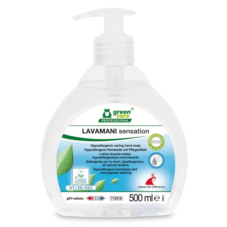 TANA green care LAVAMANI sensation balsam do mycia rąk - 500 ml - butelka z dozownikiem