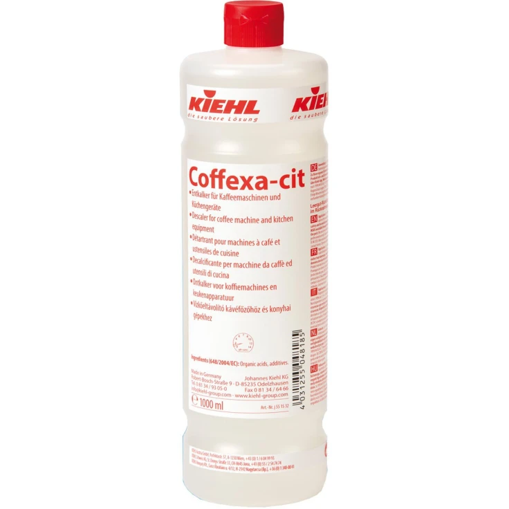 Kiehl Coffexa-cit odkamieniacz do ekspresów do kawy i urządzeń kuchennych - 1000 ml - butelka (1 karton = 6 butelek)