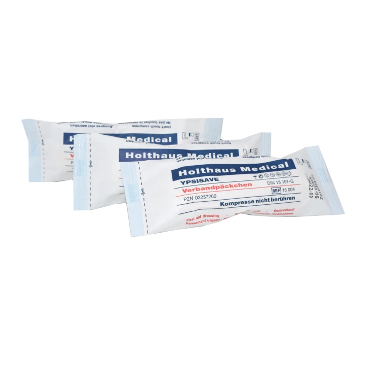 Holthaus Medical YPSISAVE pakiet opatrunkowy, sterylny - 1 opakowanie = 70 sztuk, średni, wymiary: 8 x 10 cm