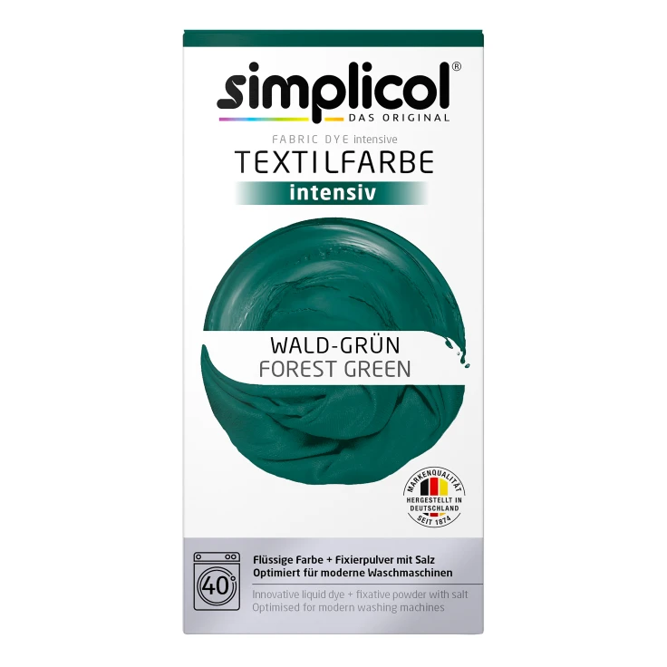 simplicol intensywny barwnik do tkanin - Kolor: leśna zieleń