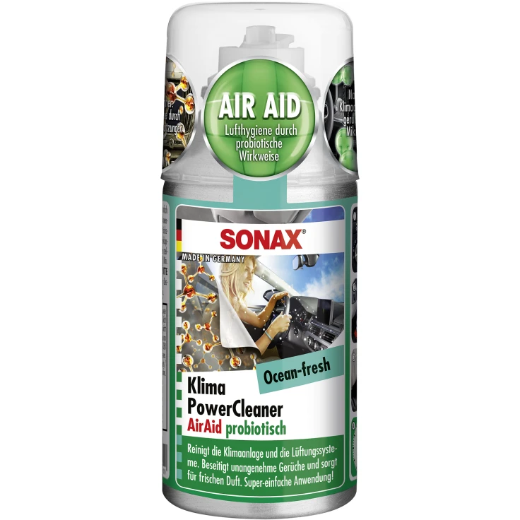 SONAX KlimaPowerCleaner - 100 ml - Puszka sprayu Ocean-fresh