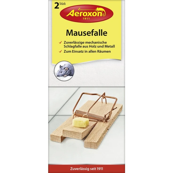 Aeroxon® Mousetrap - 1 opakowanie = 2 pułapki