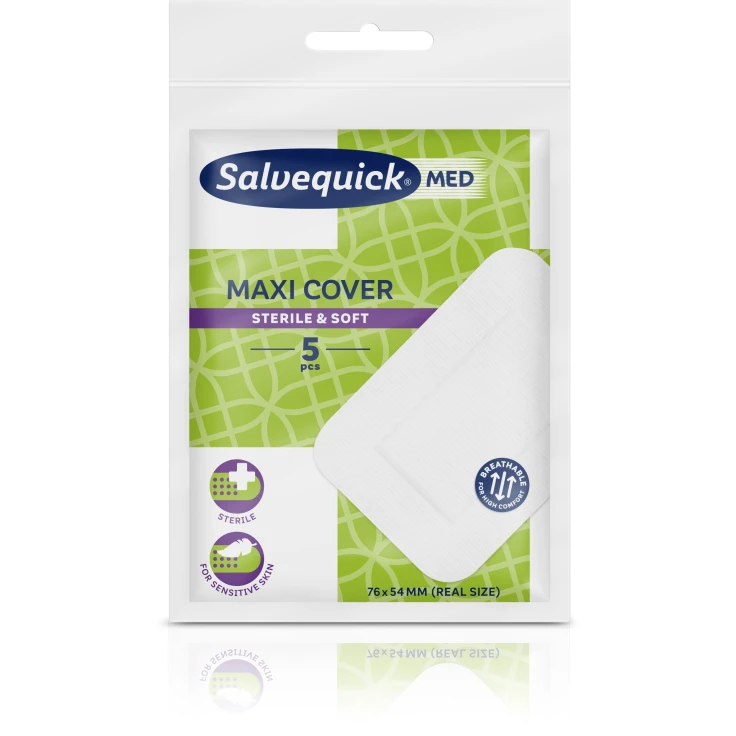 Cederroth Salvequick Maxi Cover Quick Bandage - 1 opakowanie = 5 sztuk