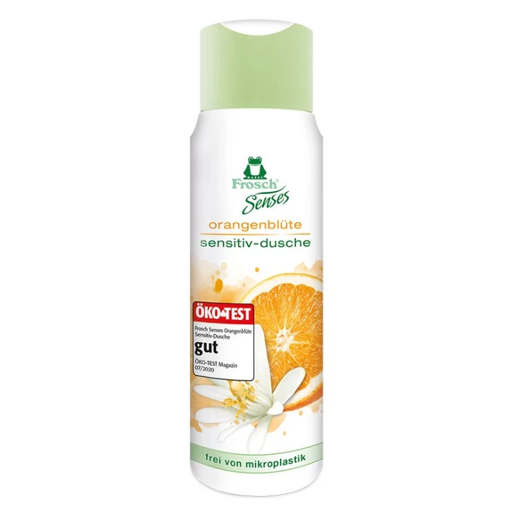 Frosch Sensitive Żel pod prysznic - 300 ml - butelka, kwiat pomarańczy