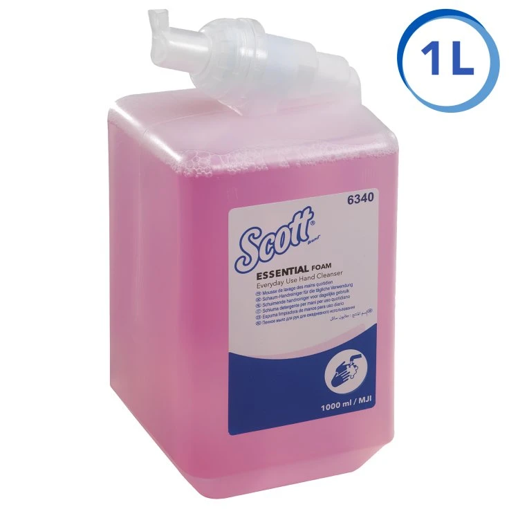SCOTT® Essential™ Foaming Soap, lekko pachnące, różowe - 1 karton = 6 wkładów po 1000 ml