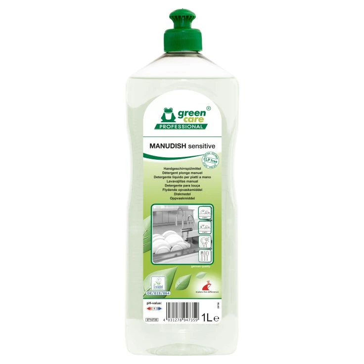TANA green care Manudish sensitive hand płyn do mycia naczyń - 1000 ml - butelka