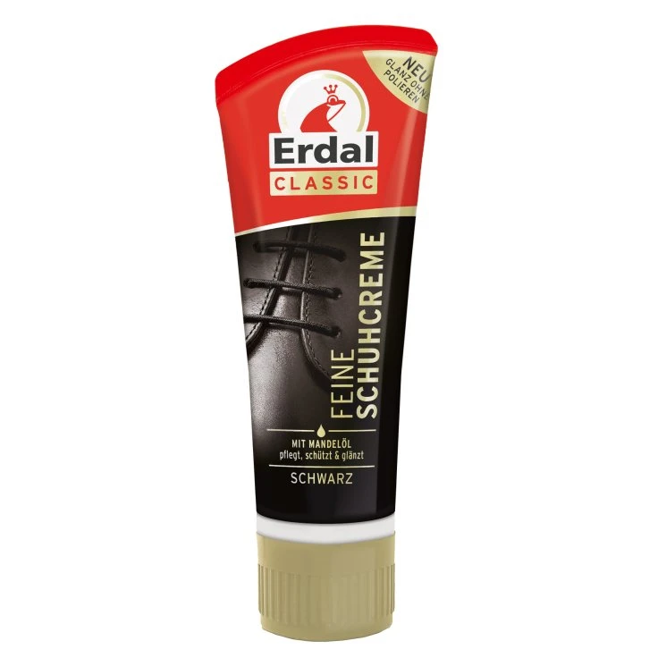 Erdal Classic Fine Shoe Polish - 75 ml - tuba, czarny