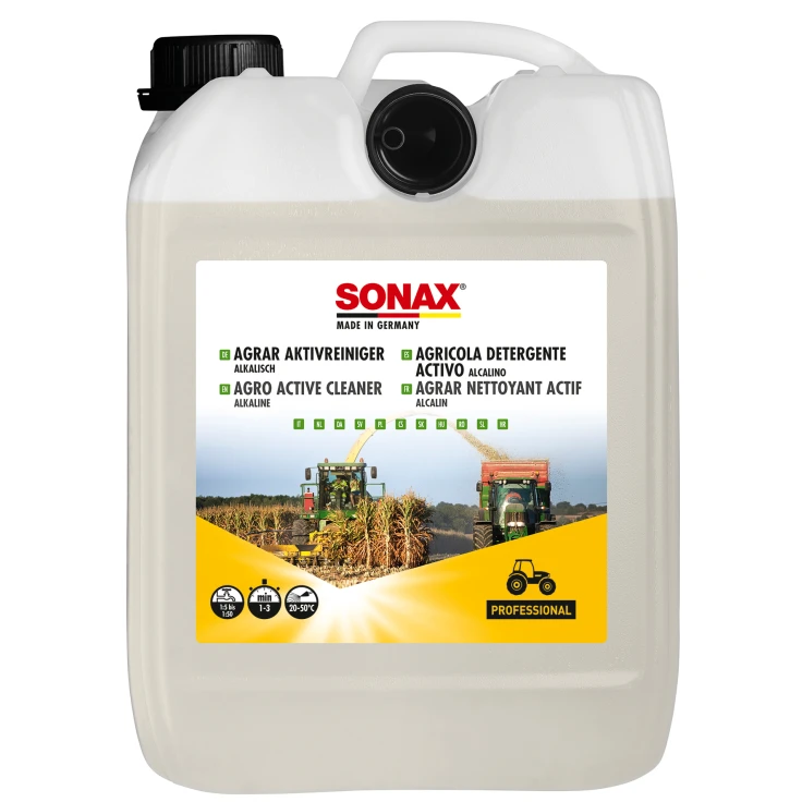 SONAX Środek czyszczący AGRAR, alkaliczny - 5 litrów - kanister