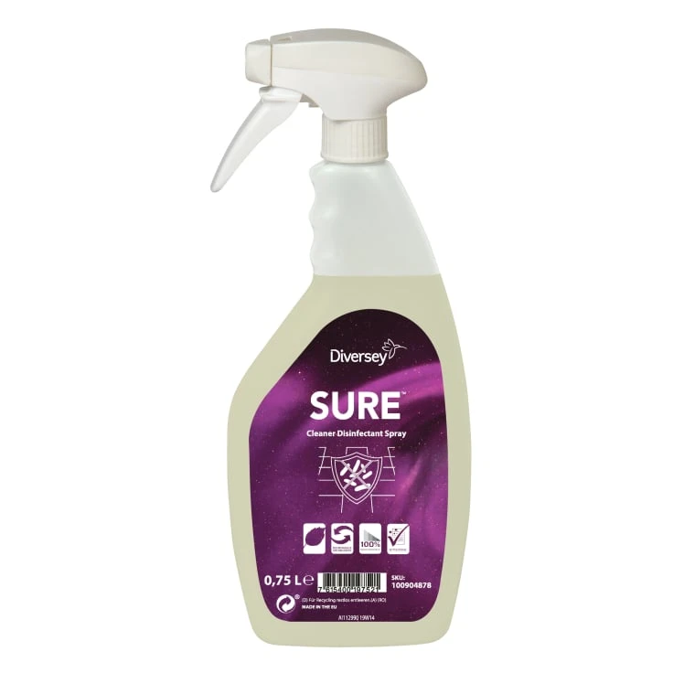 SURE Cleaner Disinfectant Spray Eco Dezynfekcja powierzchni - 750 ml - butelka