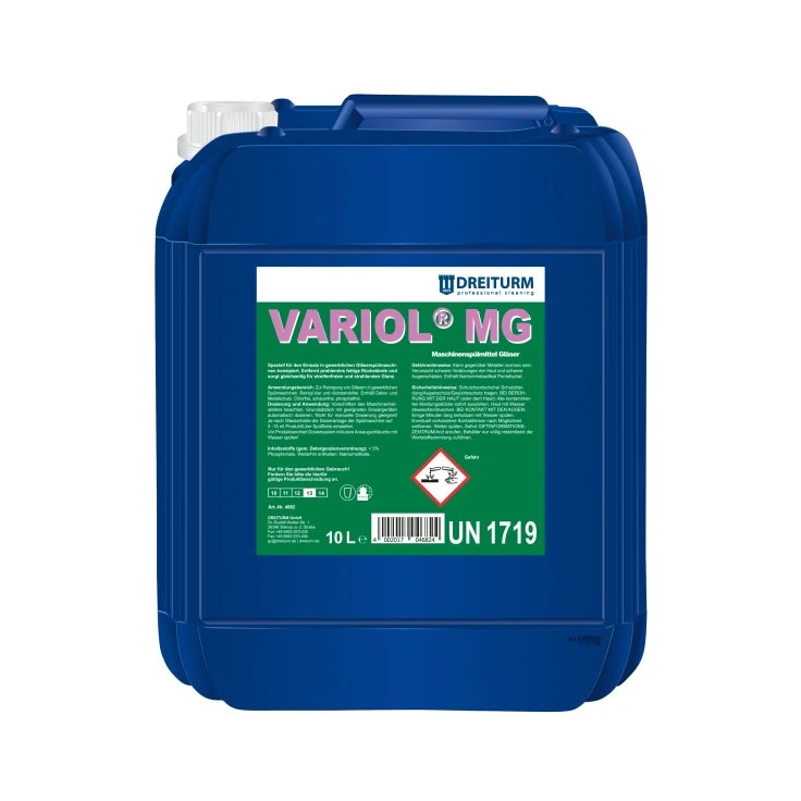 Dreiturm Variol® MG Środek do czyszczenia zmywarki - 10 litrów - kanister