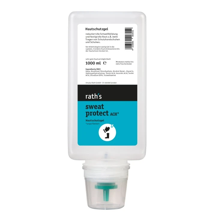 rath's sweat protect ACH Hautschutzgel - 1 litr - Softflasche