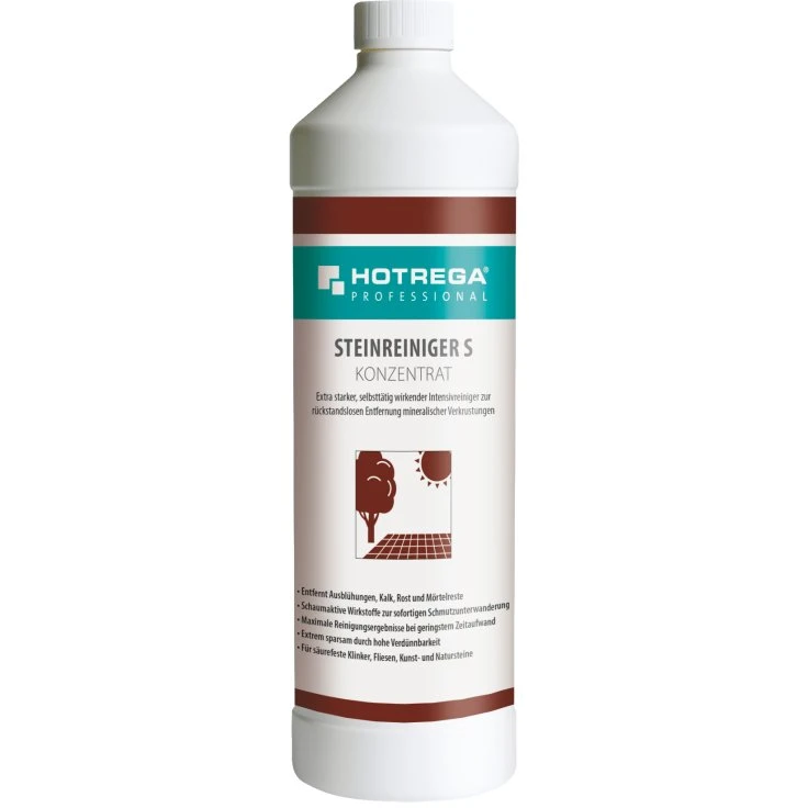 HOTREGA® PROFESSIONAL S środek do czyszczenia kamienia - 1 litr - butelka