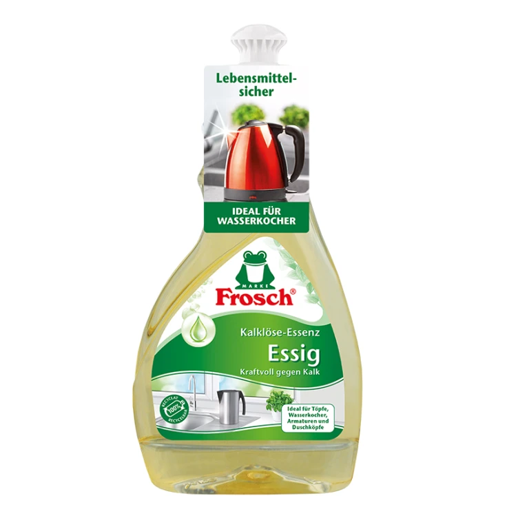 Frosch Vinegar Limescale Remover Essence, Odkamieniacz - 1 opakowanie = 6 butelek po 300 ml