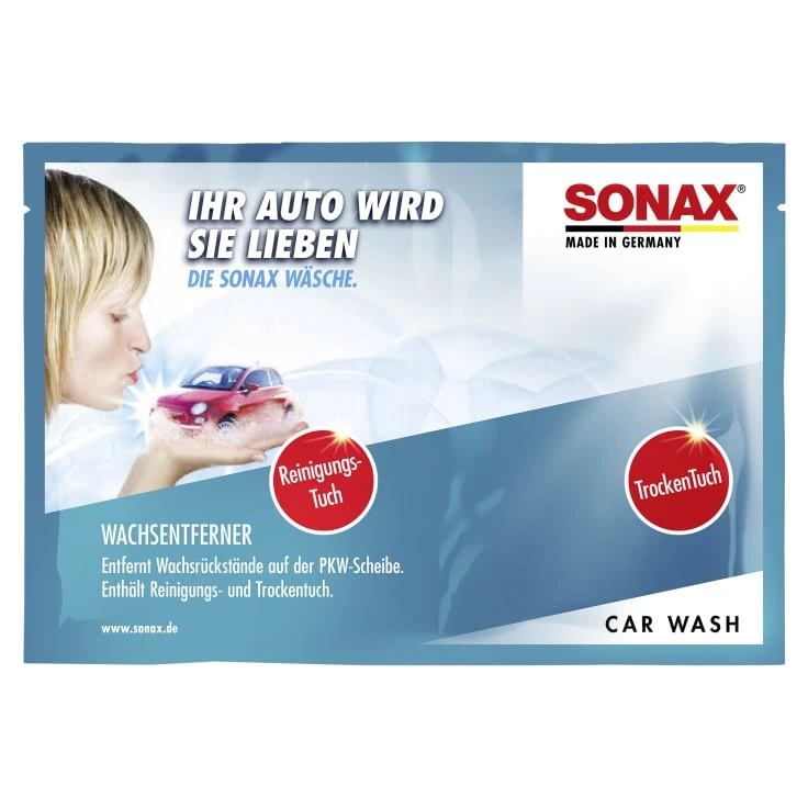 SONAX Ściereczka do czyszczenia, na mokro i sucho - 1 opakowanie = 2 ściereczki