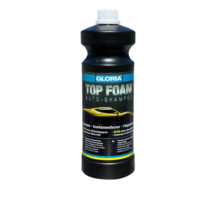 GLORIA TOP FOAM Auto-Shampoo - 1000 ml Flasche, pH-neutralne
