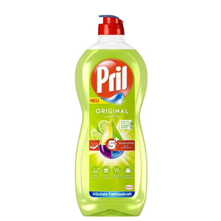 Pril Original płyn do ręcznego mycia naczyń - Lime - 675 ml - Butelka