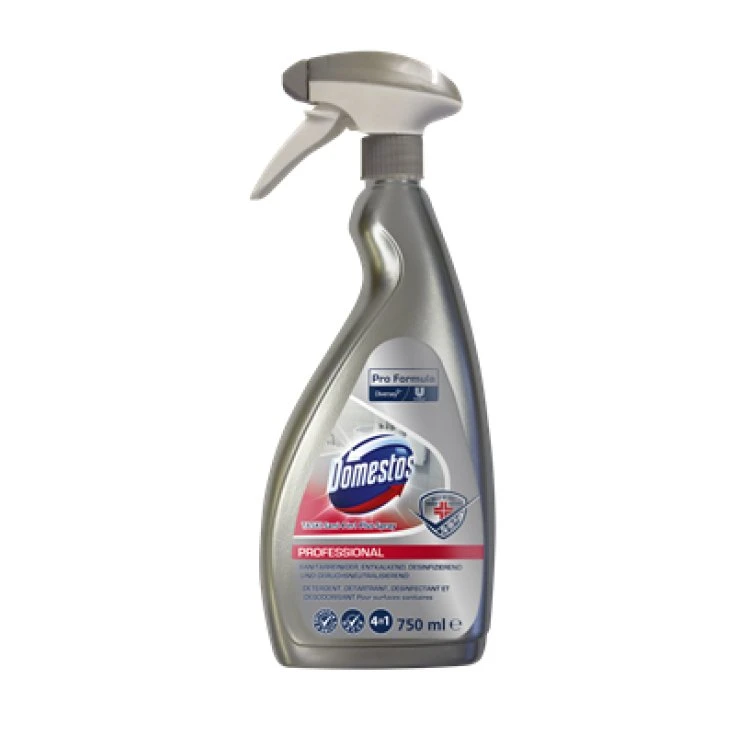 Domestos Sanitary Cleaner 4in1 - 0,75 litra - butelka z rozpylaczem