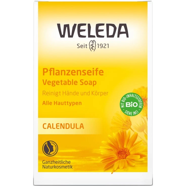 Weleda Calendula Plant Soap - 1 sztuka, 100 g