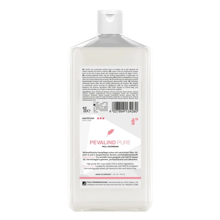 PEVALIND PURE Skin Care - 1 litr - butelka twarda
