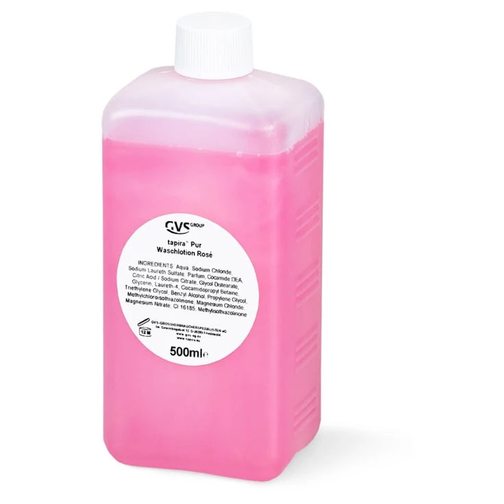 TAPIRA Pure Wash Lotion, rosé - 1 karton = 6 butelek Euro o pojemności 1000 ml