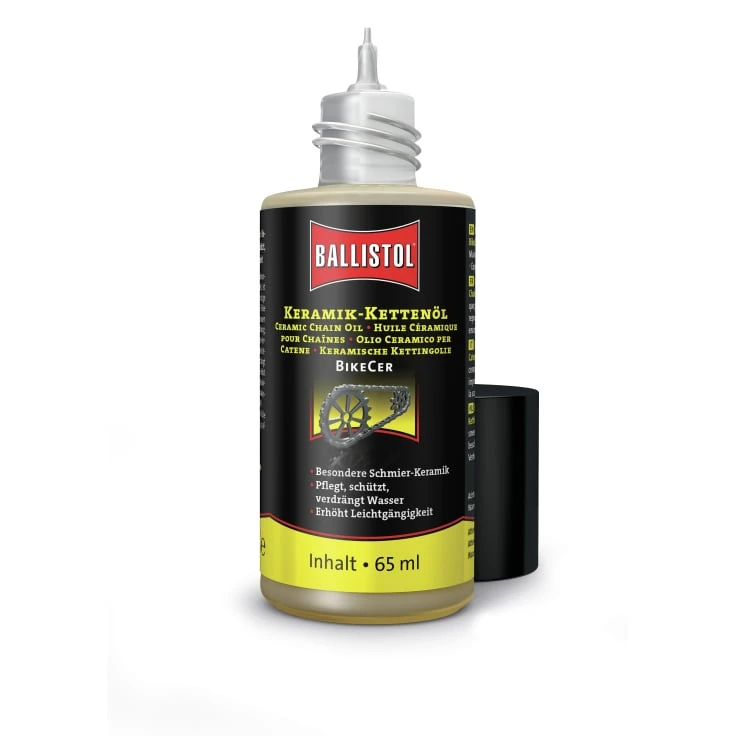 Olej do łańcucha Ballistol ceramiczny BikeCer, płynny - 65 ml - butelka