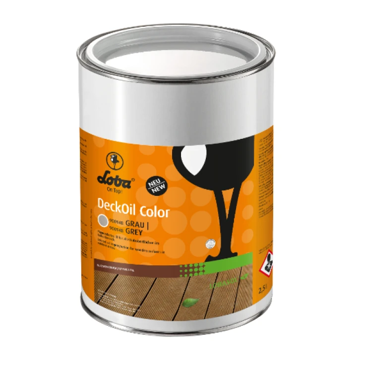 Loba Bejca do drewna LOBASOL DeckOil Color, 2,5 litra - Kolor: Szary