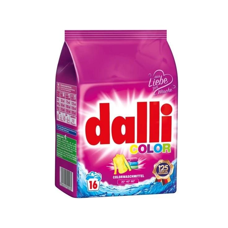 dalli color detergent color plus, 16 WL - 1 worek uzupełniający = 1,04 kg, na ok. 16 prań