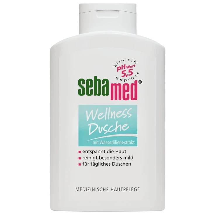 Żel pod prysznic sebamed Wellness, Water Lily - 400 ml