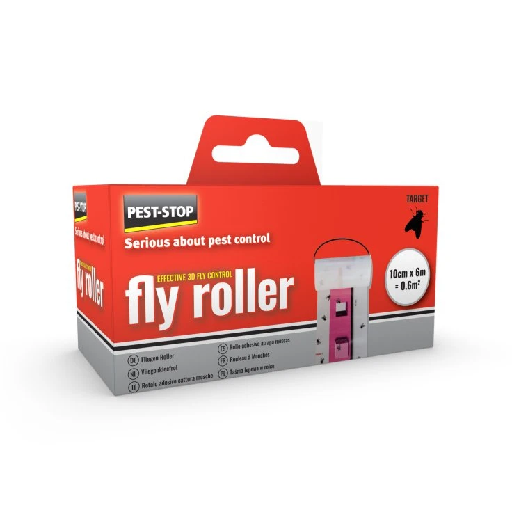 Pest-Stop Fly Roller zasłona na muchy, kompostowalna - 1 rolka = 6 metrów