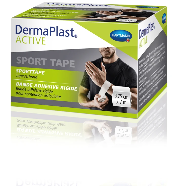 DermaPlast® ACTIVE Sport Tape Kinesio Tape 3,75 cm x 7 m - 1 opakowanie = 96 rolek à 7 metrów