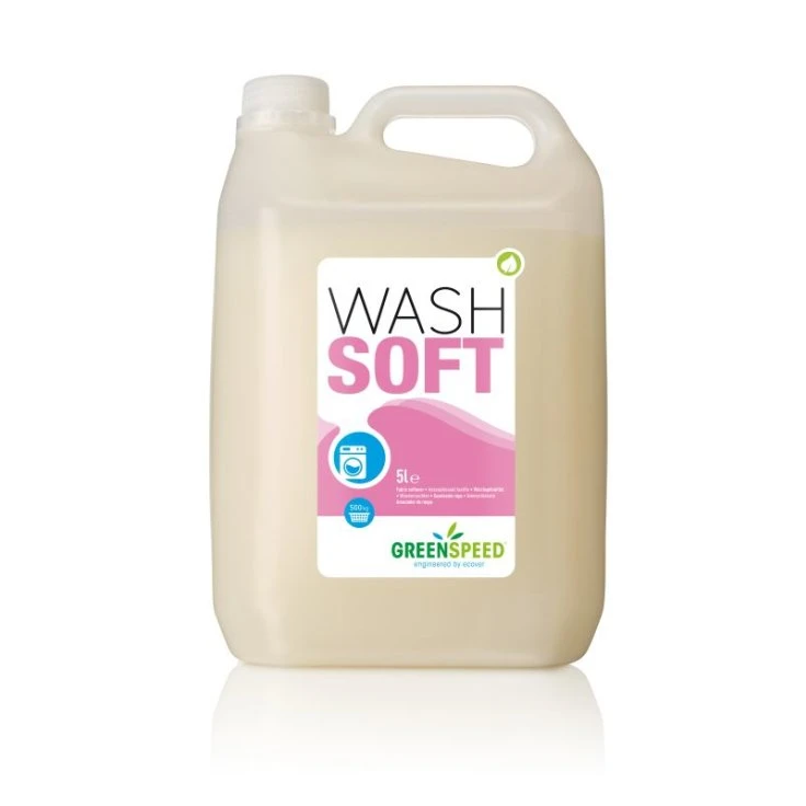 Greenspeed Wash Soft płyn do zmiękczania tkanin, zapach kwiatowy - kanister 5 litrów