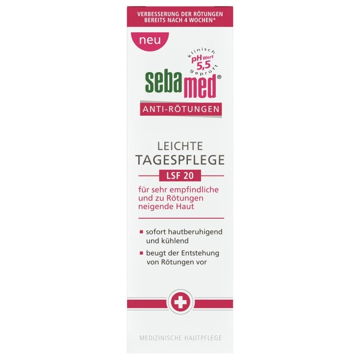 sebamed® Anti-Redness Light Day Cream SPF 20 - 50 ml - tuba