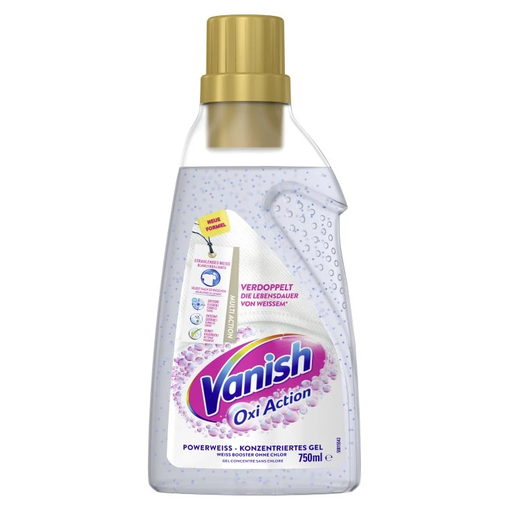 Vanish Oxi Action Power White Stain Remover Gold Gel - 0,75 litra - butelka