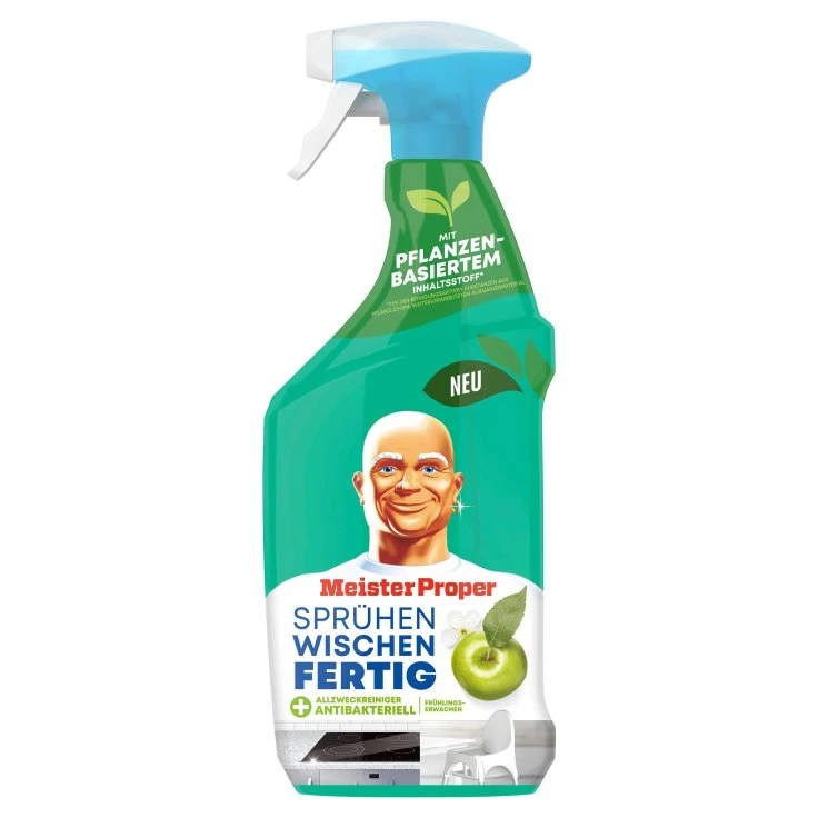 Meister Proper Spray-Mop Ready Spray Antybakteryjny - 0,8 litra - butelka, Wiosenne Przebudzenie