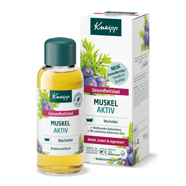 Kneipp® Muscle Active Health Bath, Juniper - 100 ml - butelka