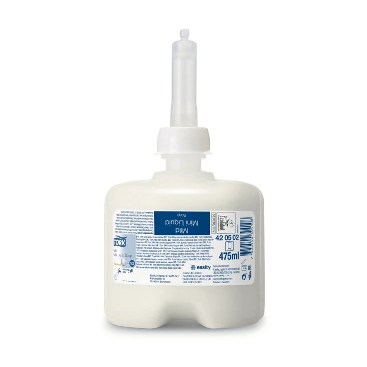 Tork Premium Liquid Soap, Mild - 1 opakowanie = 8 butelek o pojemności 475 ml