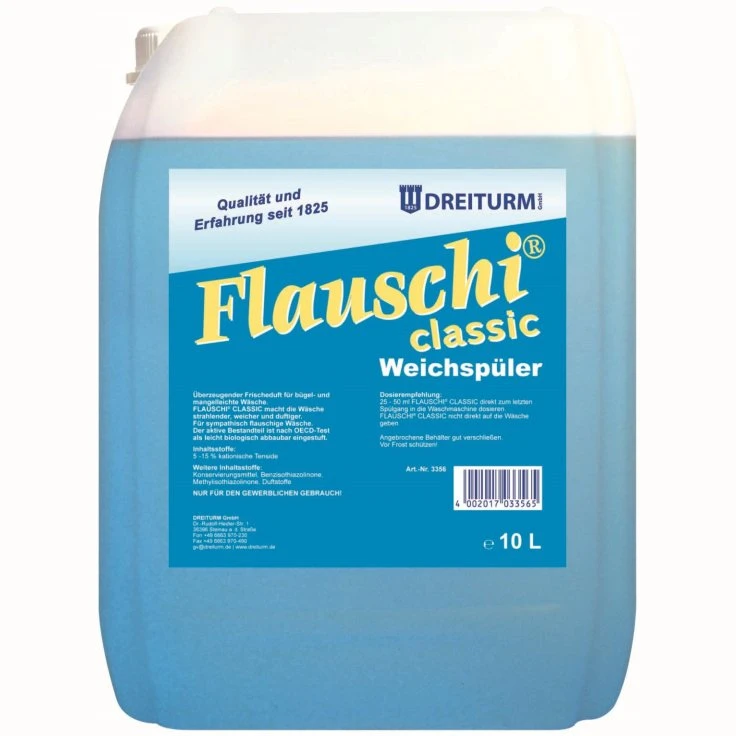 Dreiturm FLAUSCHI CLASSIC płyn do zmiękczania tkanin - 10 l - kanister