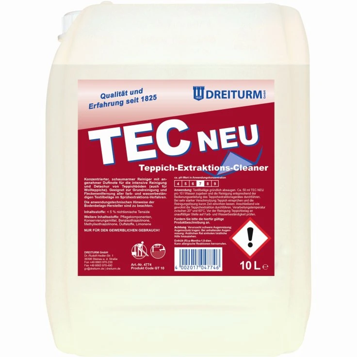 Dreiturm TEC NEW Środek do czyszczenia dywanów - 10 l - kanister