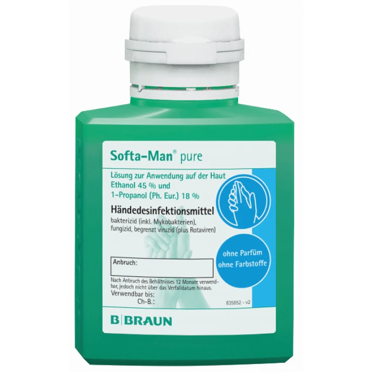 B. Braun Softa Man® czysty środek do dezynfekcji rąk - 100 ml - Kittelflask