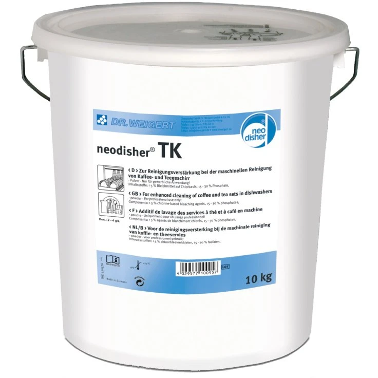 Dr Weigert neodisher® TK proszkowy środek czyszczący - 10 kg - wiadro