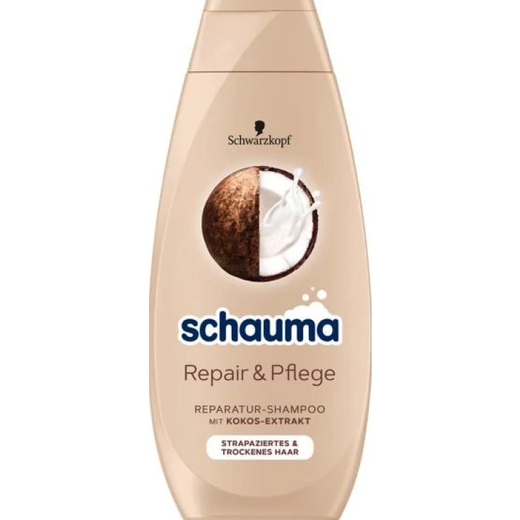 Schauma Repair & Care Shampoo, vegan - 400 ml - butelka