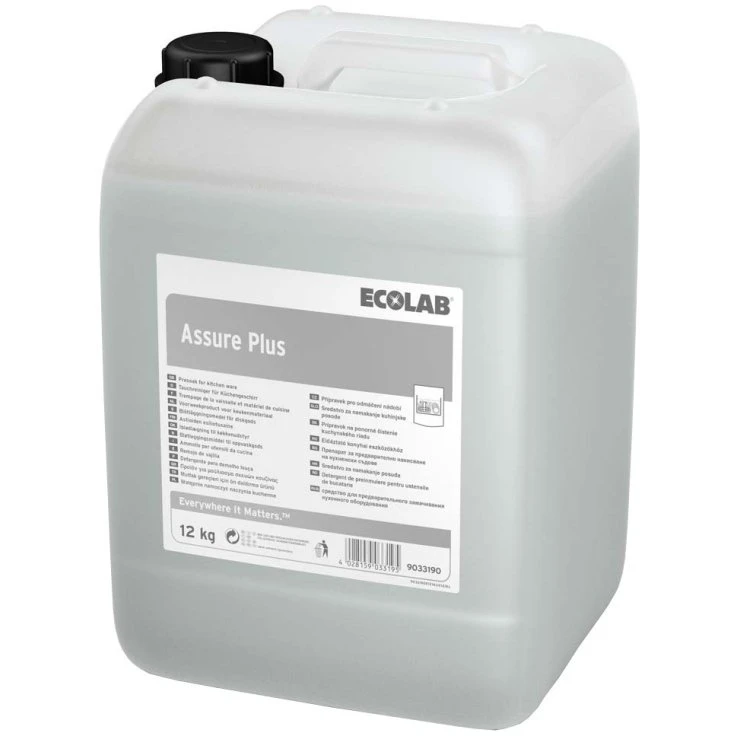 ECOLAB Assure Plus (płyn) środek do czyszczenia sztućców - 12 kg - kanister